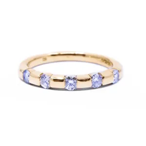 0.35ct Brilliant Cut Diamond Half Eternity Ring | Pre-Loved | 18K Yellow Gold