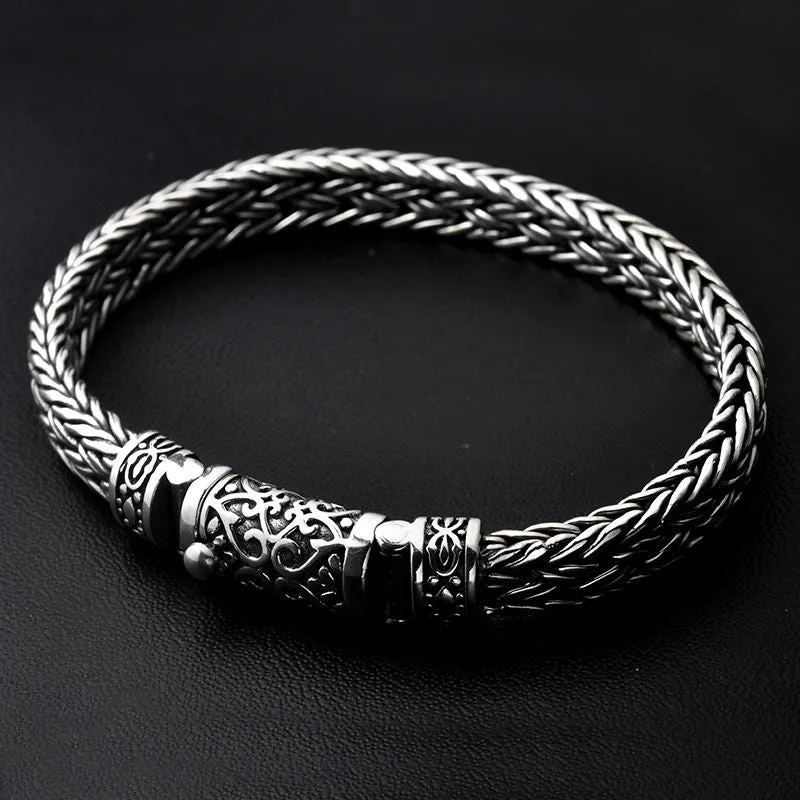 100% 925 Silver Classic Cable Chain Bracelets