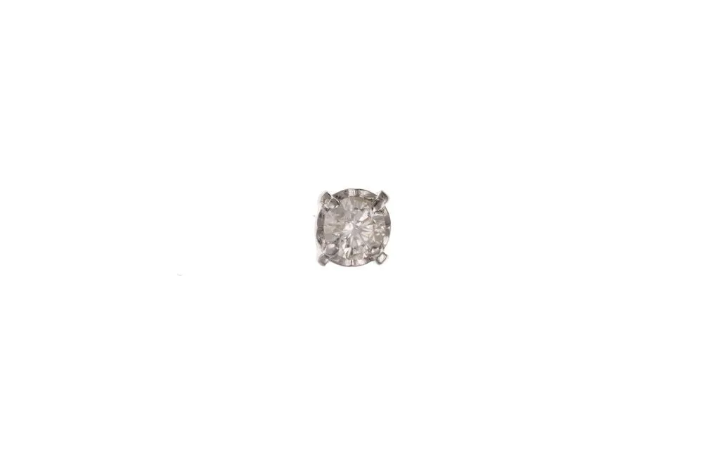 9ct Gold Diamond Single Stud Earring 0.05 ct