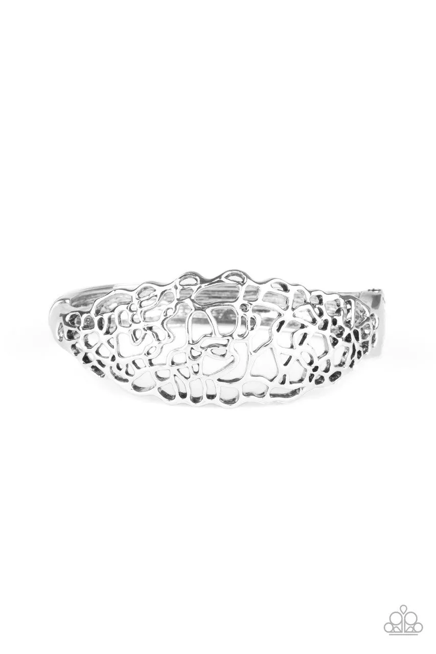 Airy Asymmetry Silver Paparazzi Bracelet