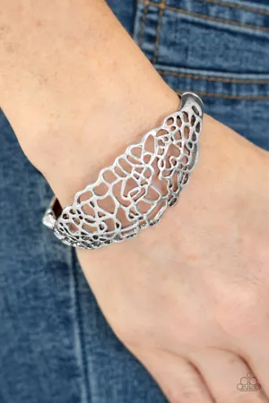 Airy Asymmetry Silver Paparazzi Bracelet