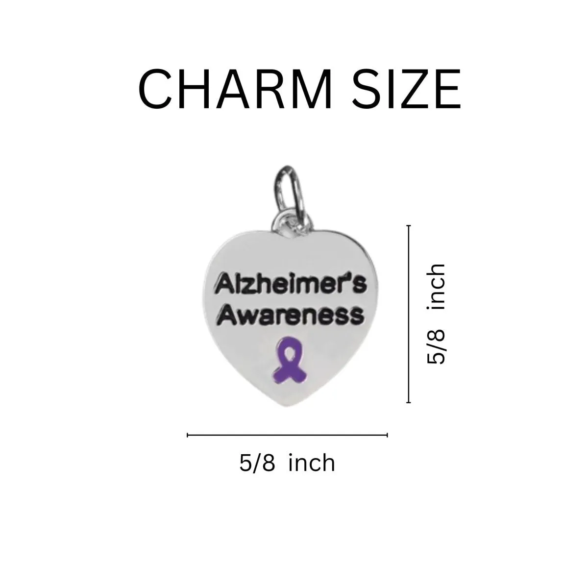 Alzheimer's Awareness Partial Beaded Bracelets