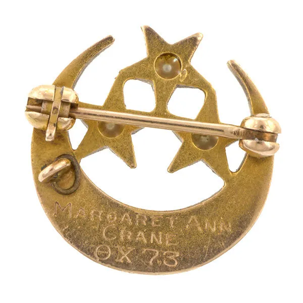 Antique Tri Delta Sorority Pin