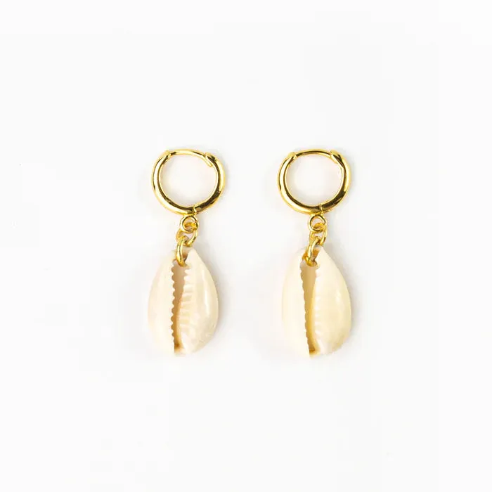 Asri Cowrie Shell Earrings