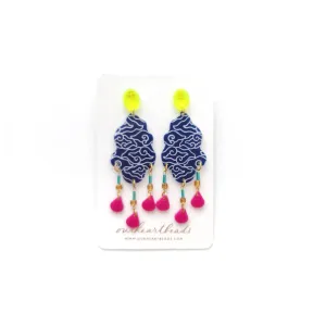 Batik Mega Mendung Earrings