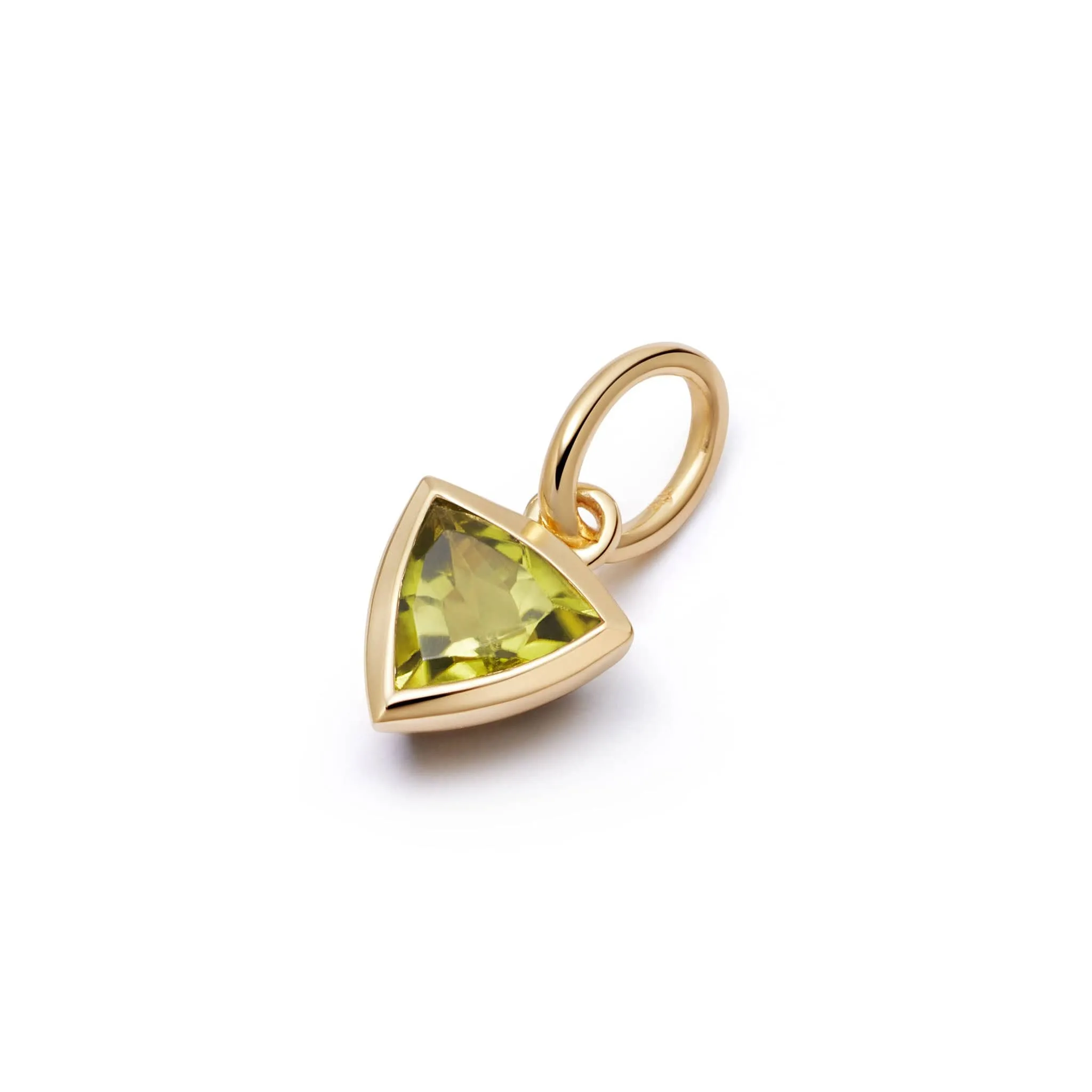 Birthstone Charm Pendant 18ct Gold Plate