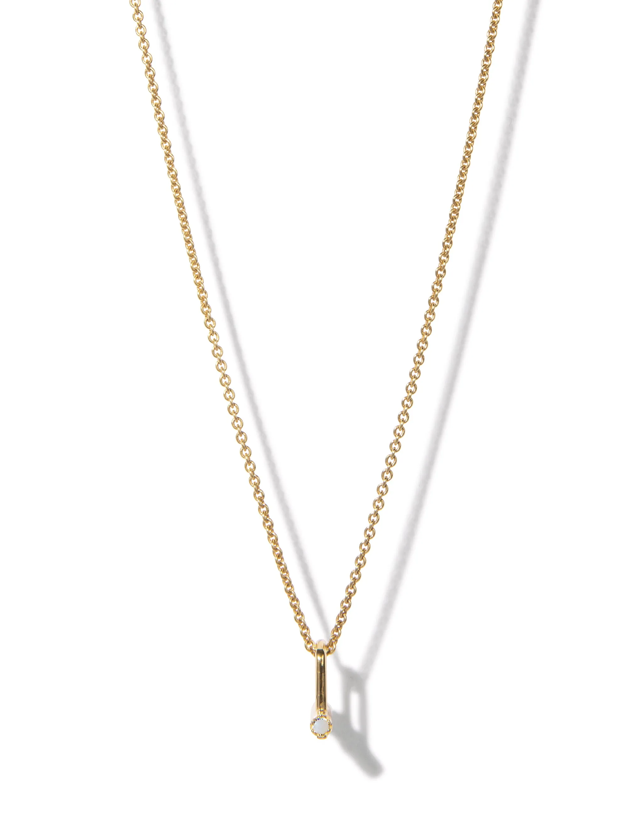 Birthstone Necklace <br> Gold Vermeil