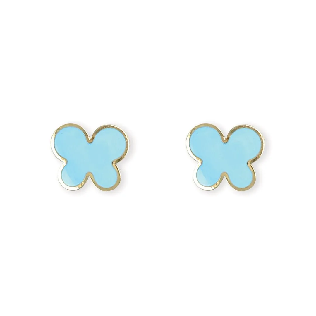 Blue Butterfly Earrings