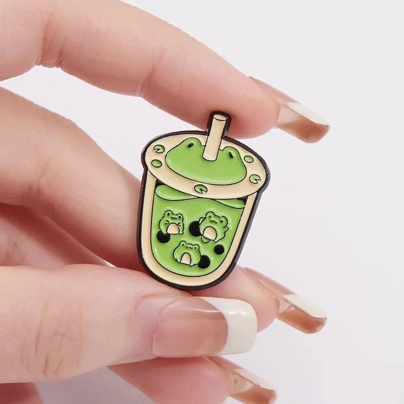 Cartoon Style Modern Style Animal Cup Alloy Stamping Stoving Varnish Plating Women's Brooches