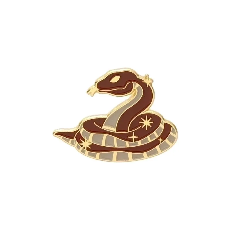 Casual Modern Style Pin Wolf Snake Bat Alloy Stoving Varnish Plating Unisex Brooches