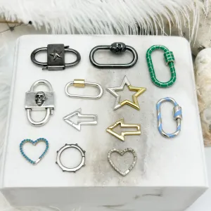 Connectors / Charm Holders / Enhancers - Sterling Silver (Various)