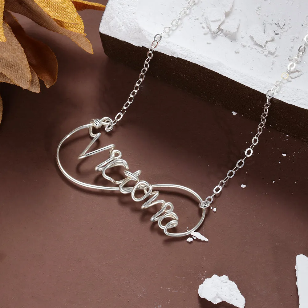 Custom 925 Sterling silver Name necklace