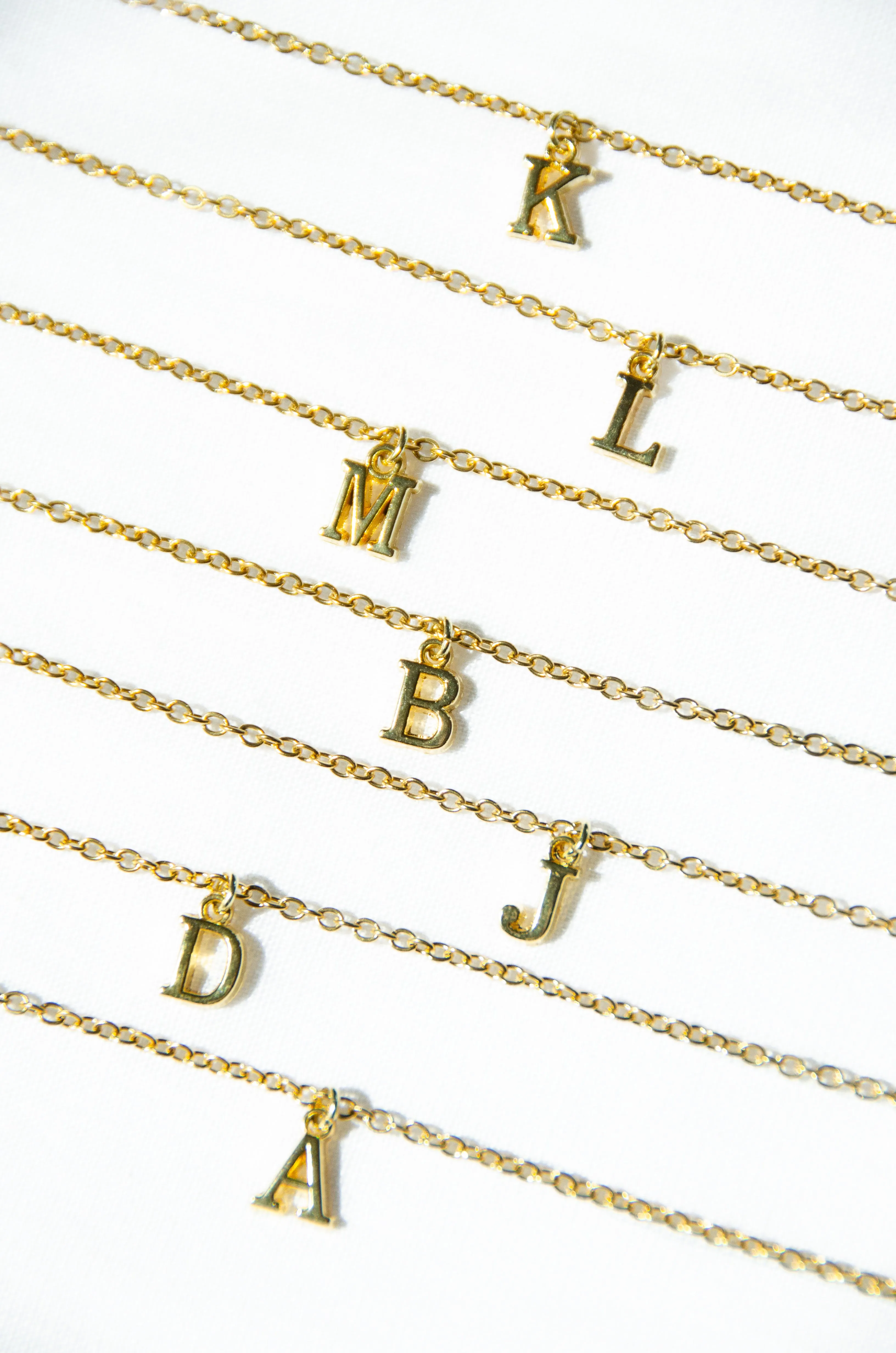 Custom Congrats 14K Gold Initial Necklace