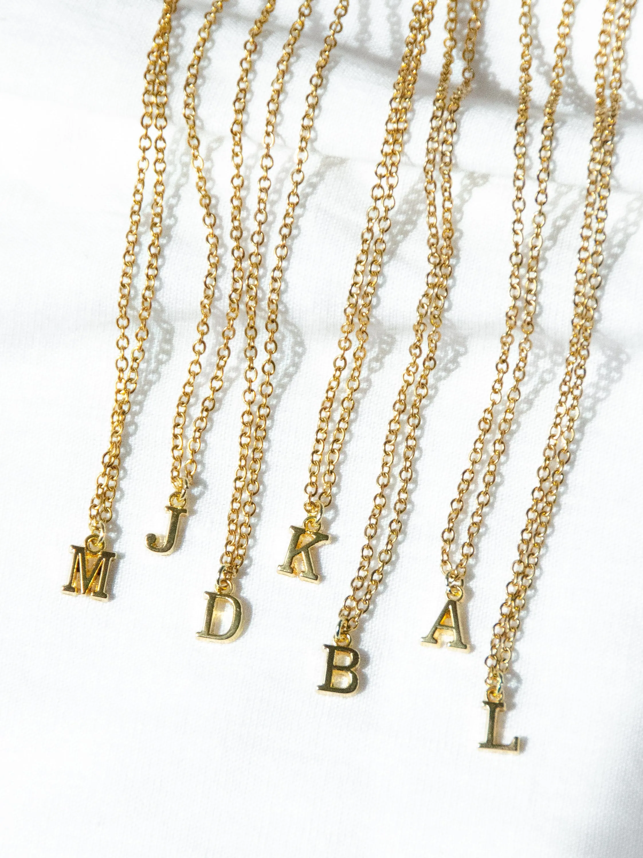 Custom Congrats 14K Gold Initial Necklace