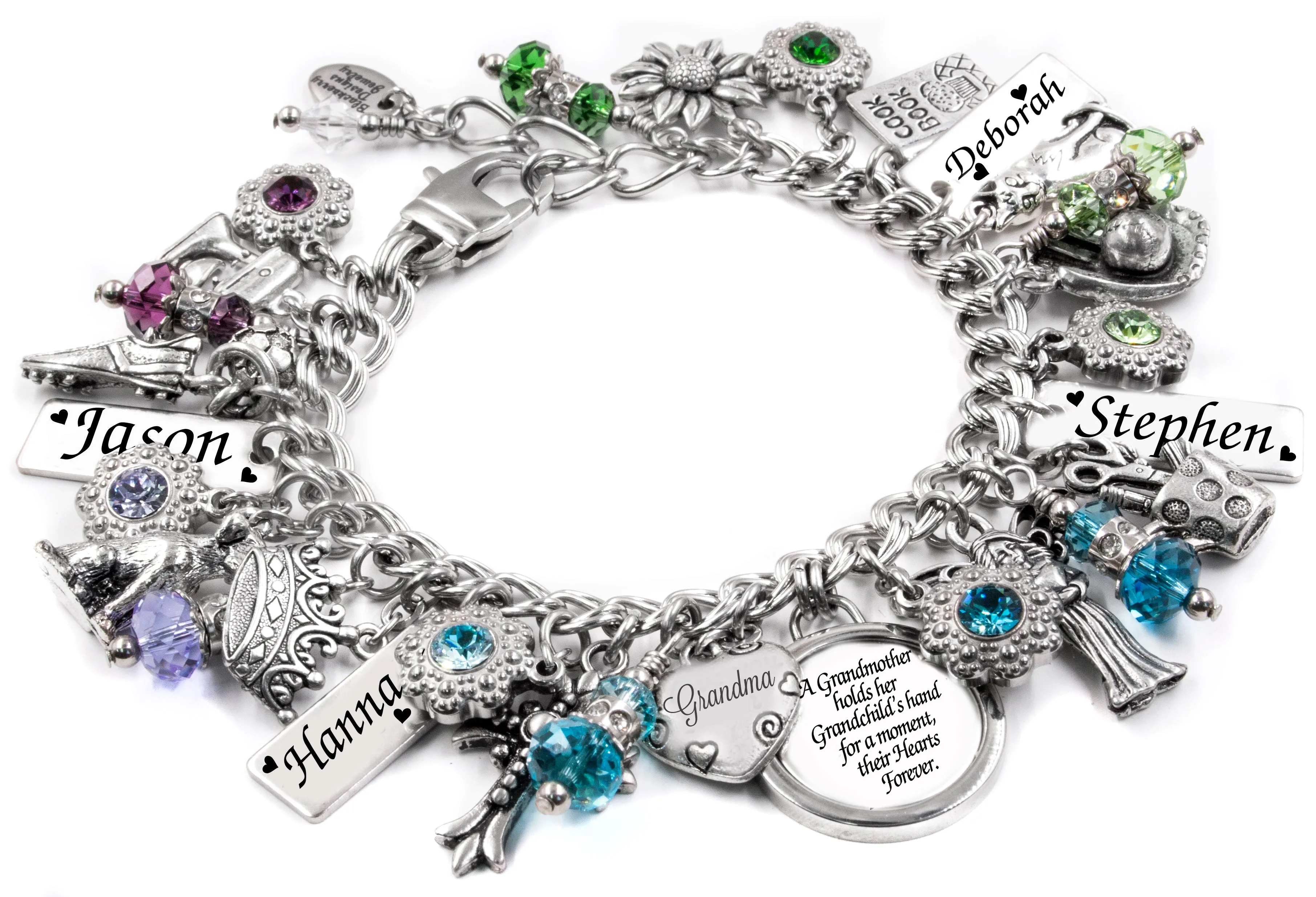 Custom Mother's, Grandmothers, and Family Bracelet