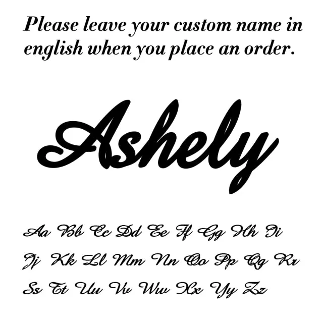 Custom Name Necklace Personalized Steel Color Stainless Steel Necklaces For Women Man Customized Jewelry