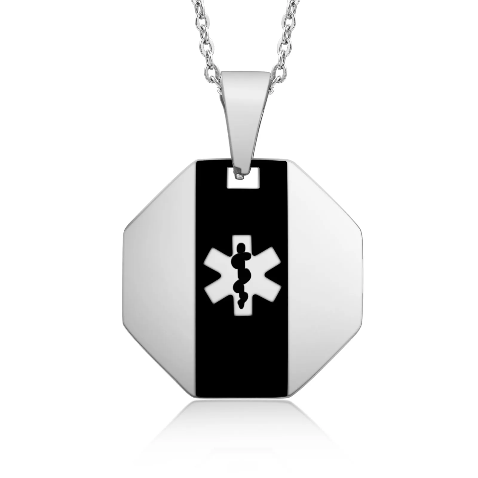 Custom Stainless Steel Medical Necklace