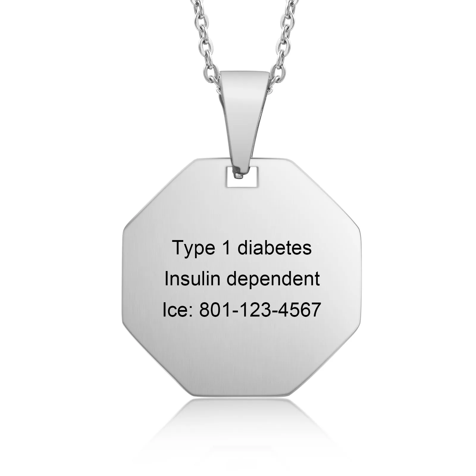 Custom Stainless Steel Medical Necklace