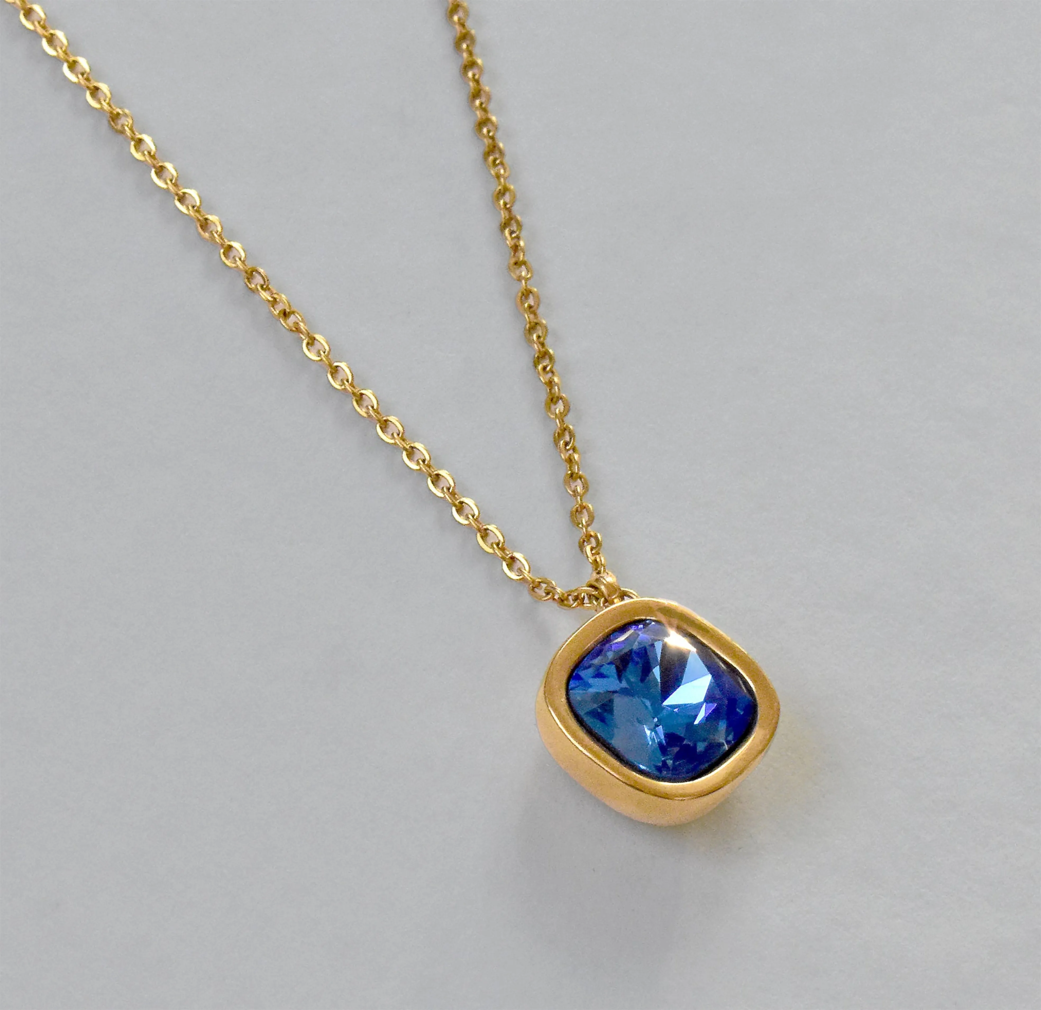 DESIREE SAPPHIRE BIRTHSTONE PENDANT - SEPTEMBER