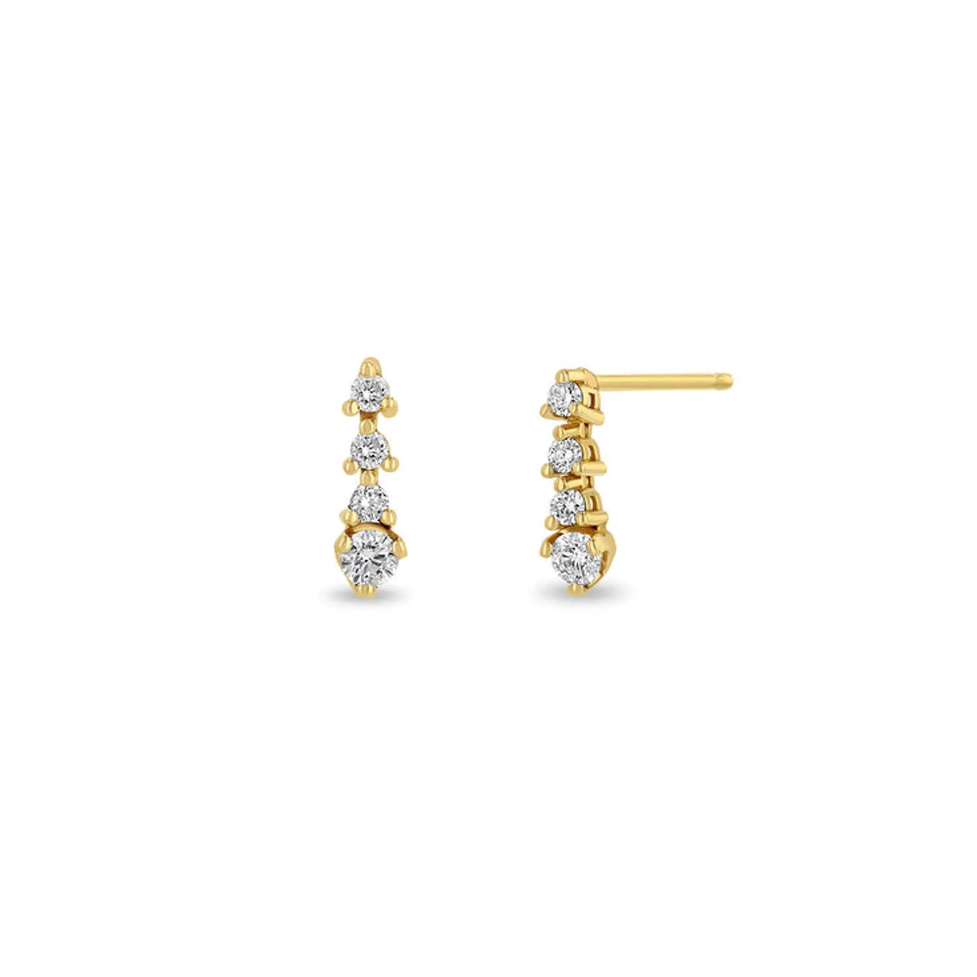 Diamond Drop Earrings