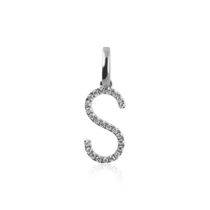 Diamond Letter Pendant 10