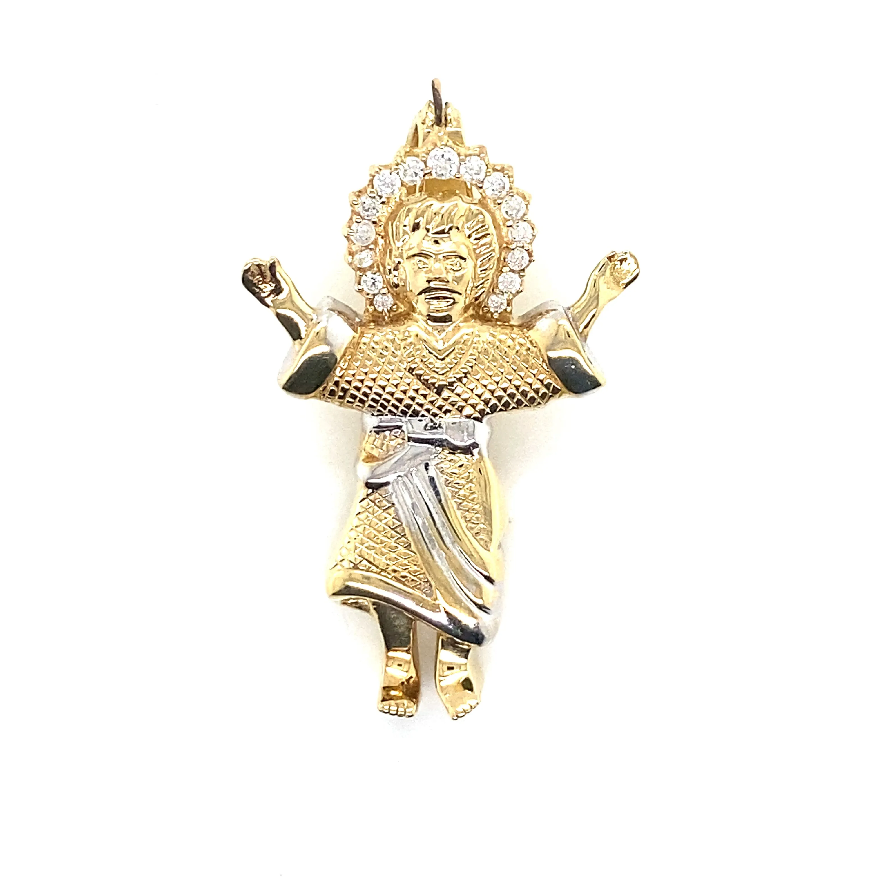 Divine Child Jesus Pendant 14k Gold