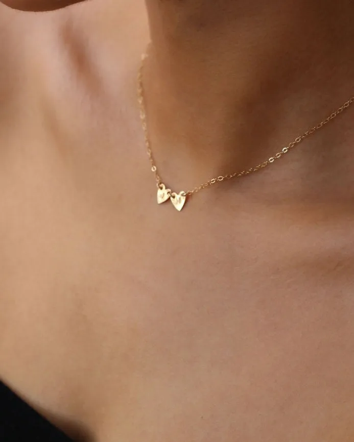 Double Heart Necklace