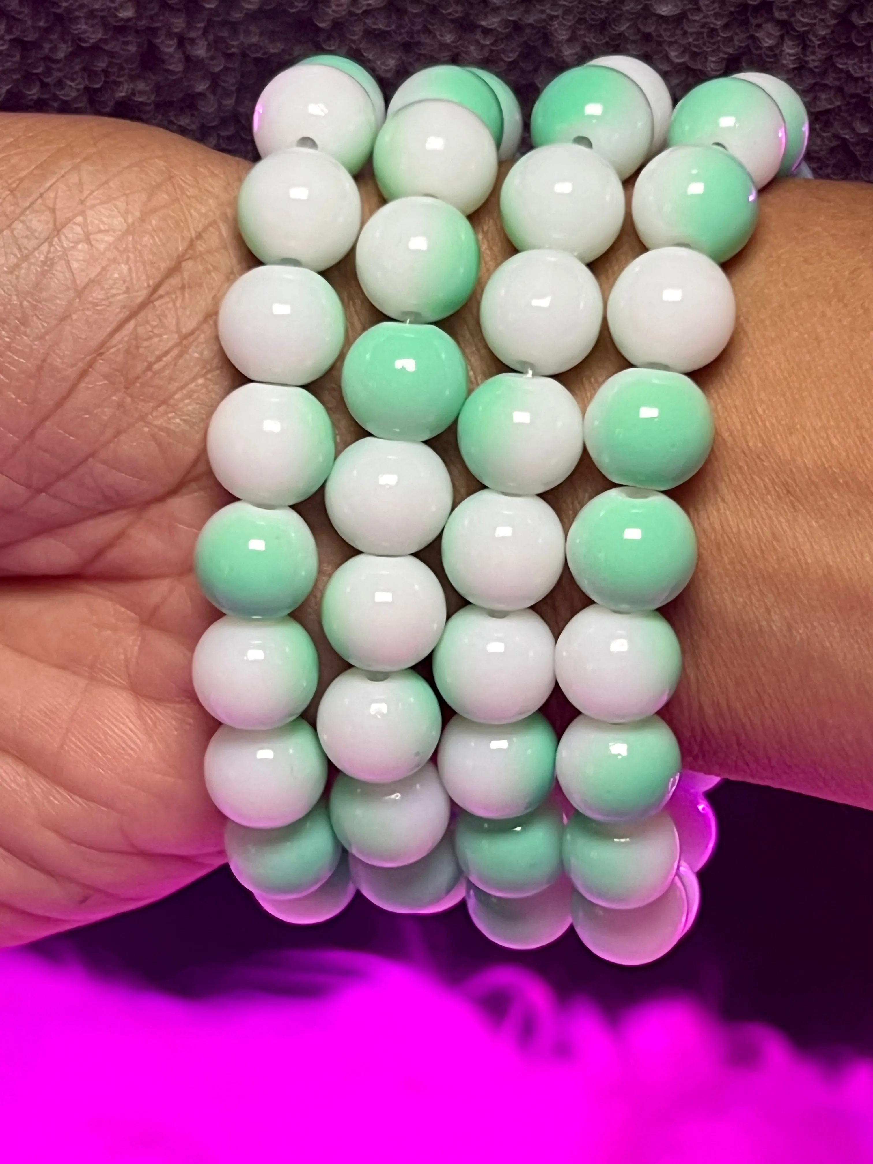 Double Mint Beaded Bracelet (1pc)