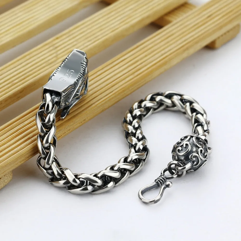 Dragon Clasp Braid Style Chain Bracelets