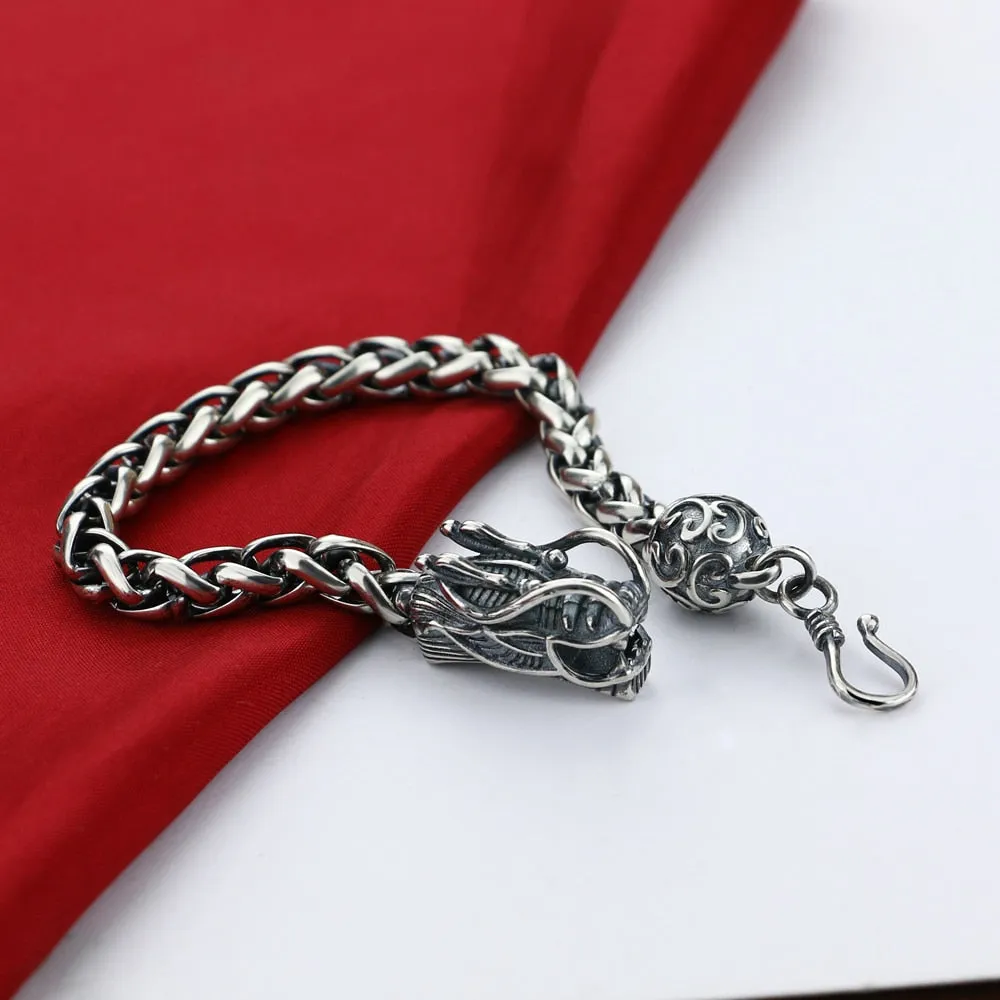 Dragon Clasp Braid Style Chain Bracelets