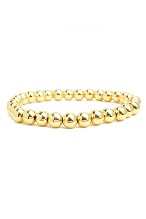 Gold Bead Bracelet