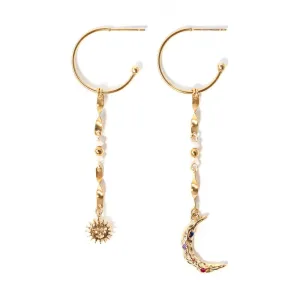 Gold Minuit Hoops