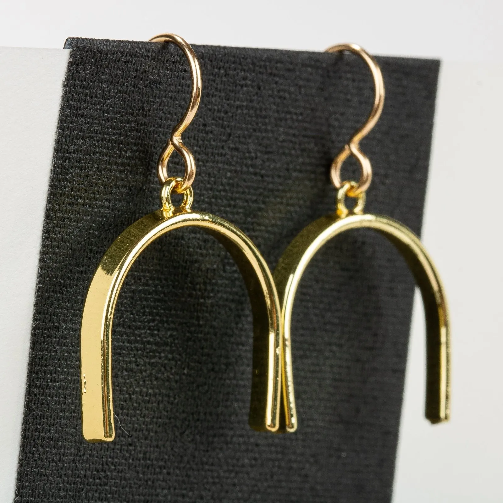 Gold Rainbow Earrings