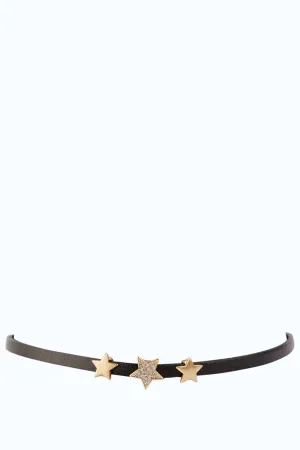 Gold Three Star Choker