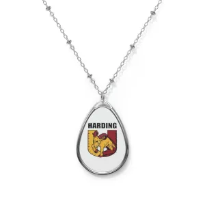 Harding University Oval Necklace