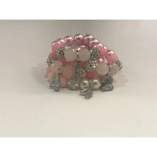 Heart Me Pink Birthday Bracelets