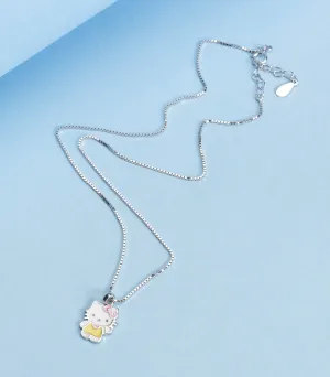 Hello Kitty Necklace (Silver)