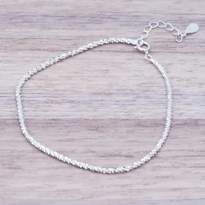 i h Sterling Silver Bracelet