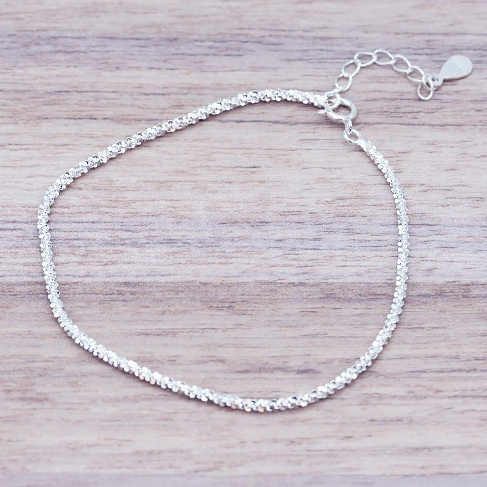 i h Sterling Silver Bracelet