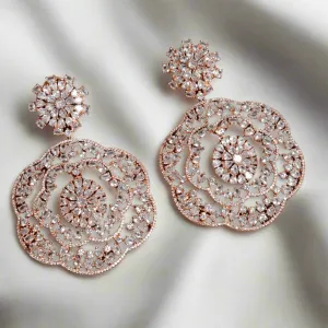 Inaya American Drop Diamond Earrings