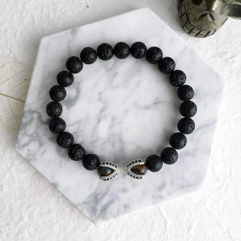 Ivory Claw Howlite Beaded Bracelet