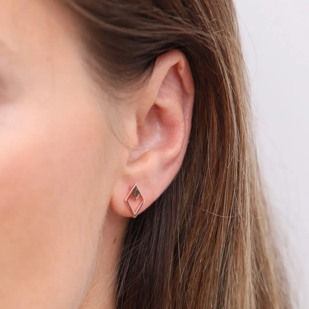 Jenna Earrings Rose Gold