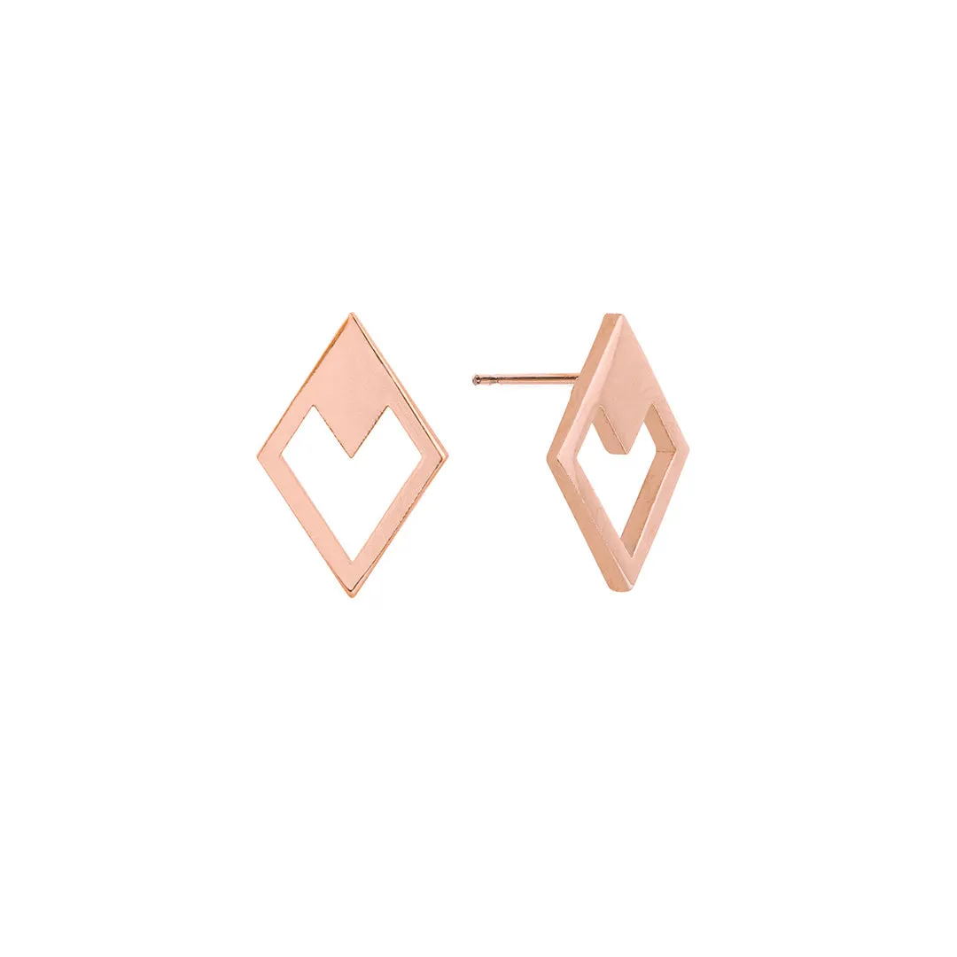 Jenna Earrings Rose Gold