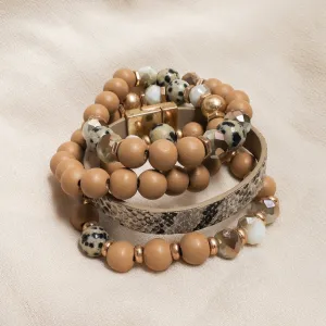 Kaylin Mixed Beads Bracelets