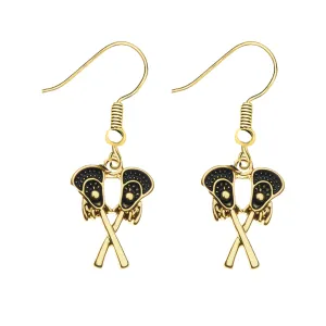 Lacrosse Stick Dangle Earrings