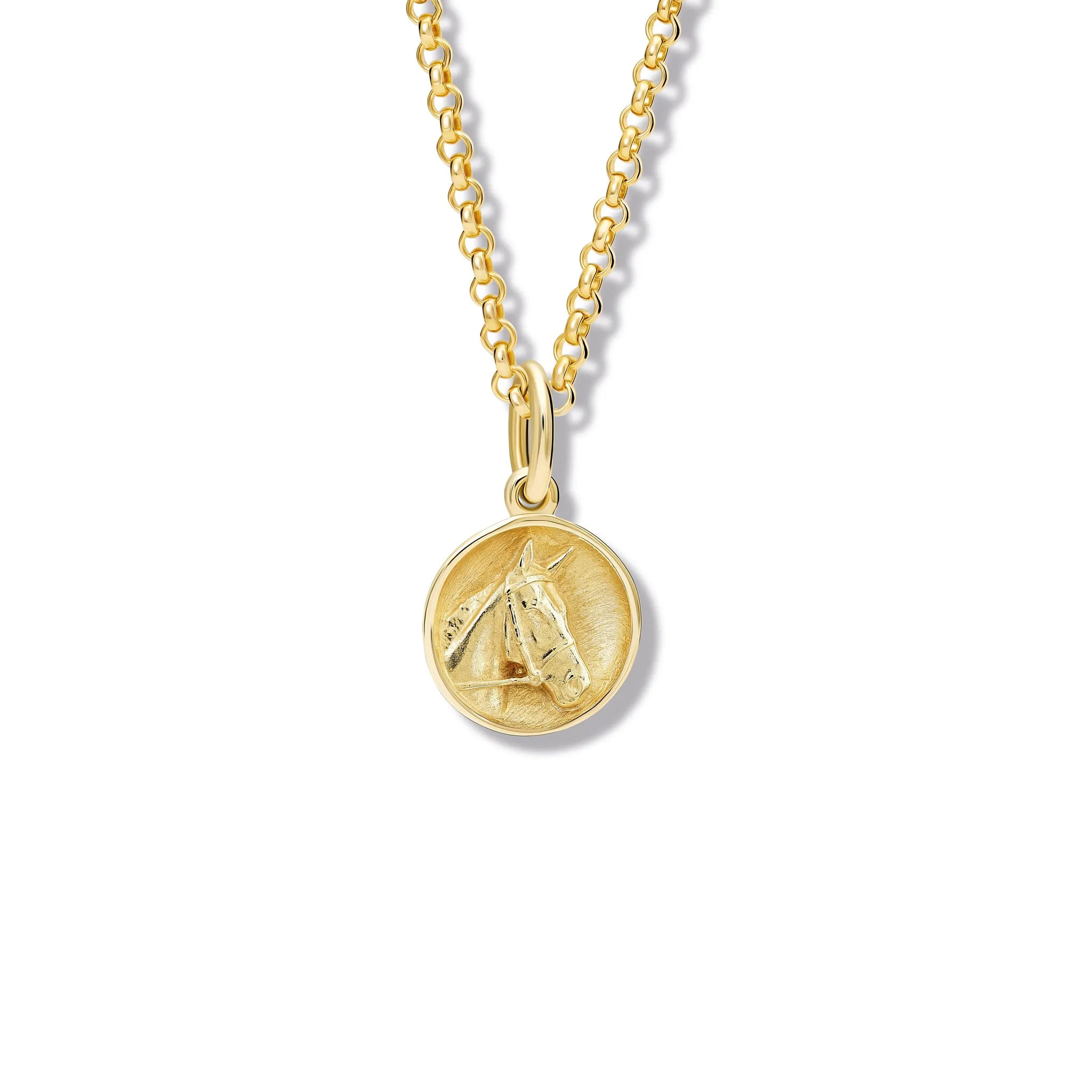 Le Cheval Necklace Pendant Yellow Gold