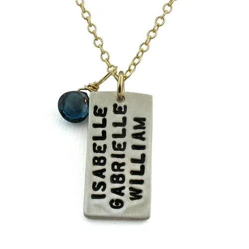 LOVE Dog Tag Necklace