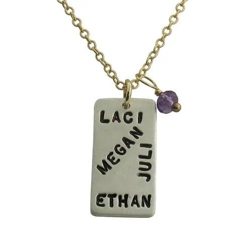 LOVE Dog Tag Necklace