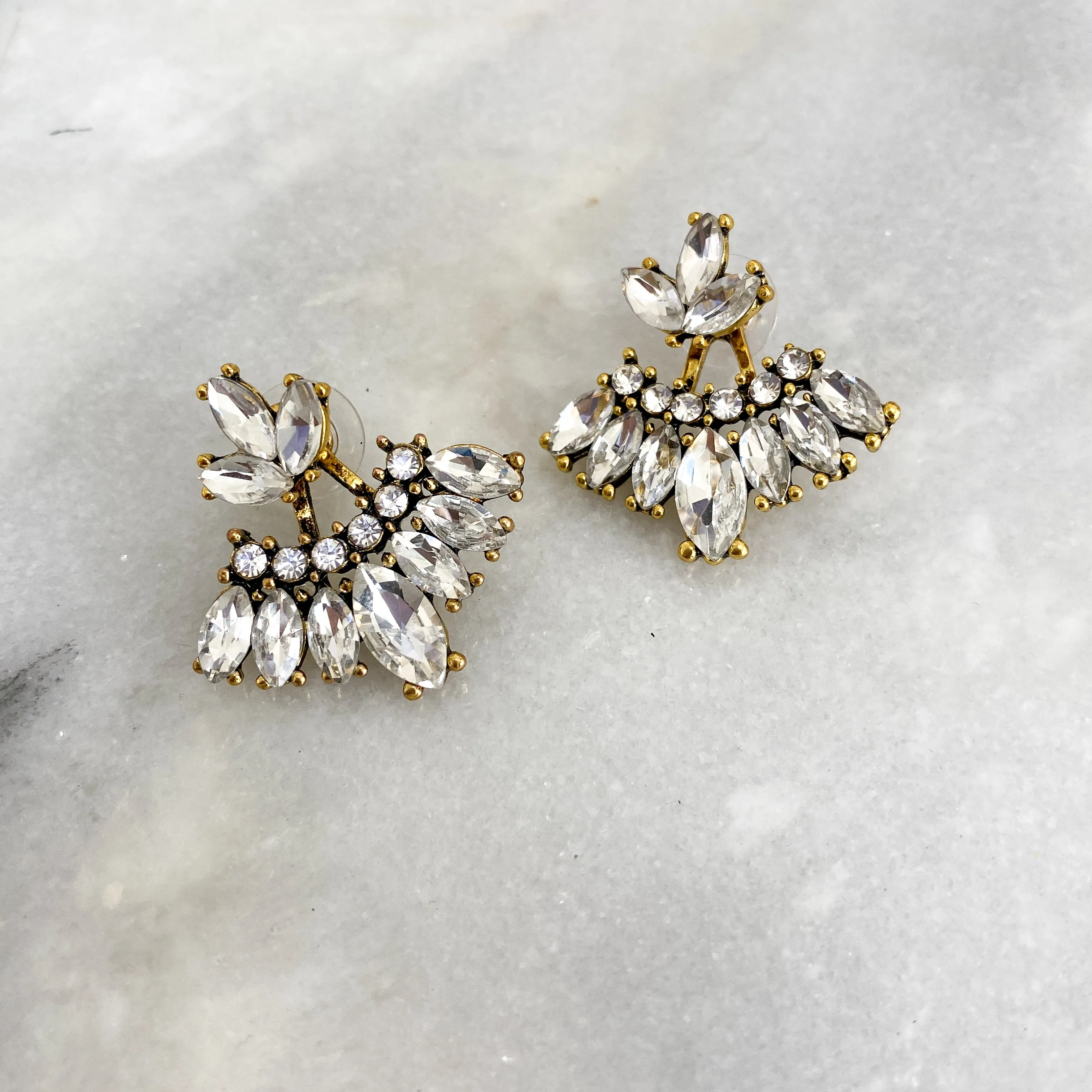 LUCIA Gold Statement Earrings