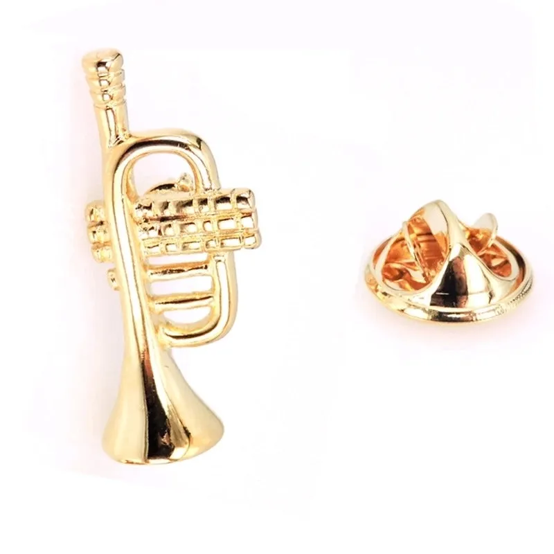 Modern Style Pin Audio Copper Metal Unisex Brooches